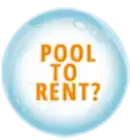 Pool to rent button Pool to rent bubble