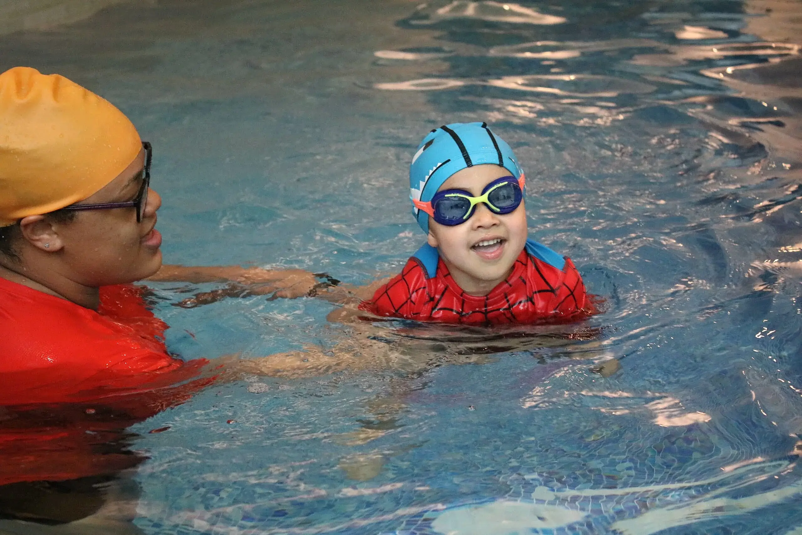 swimming is great for children's mental health