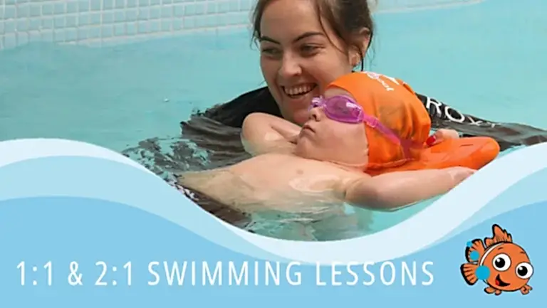 Children's Small Group & Private Lessons in South London 1 to 1 and 2 to 1 swimming lessons